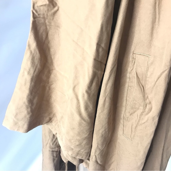 Anthropologie Pilcro Khaki Oversize Poncho Utility Jacket in Tan Color One Size - Picture 7 of 12